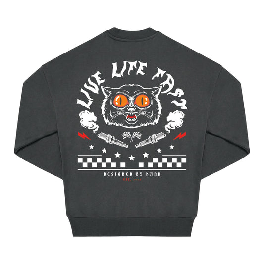Live Life Fast Crewneck