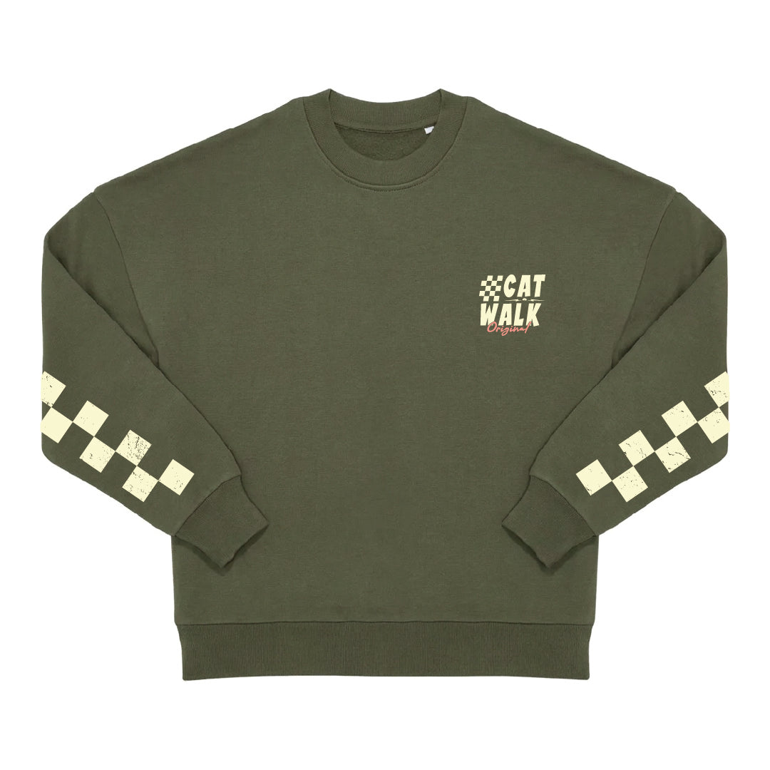 PsyCat Bandit Crewneck - Navy Blue