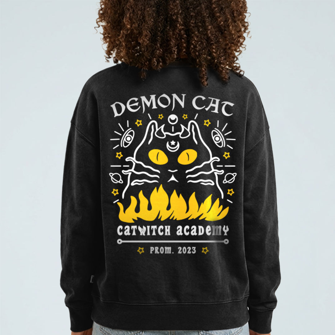 Demon Cat Crewneck