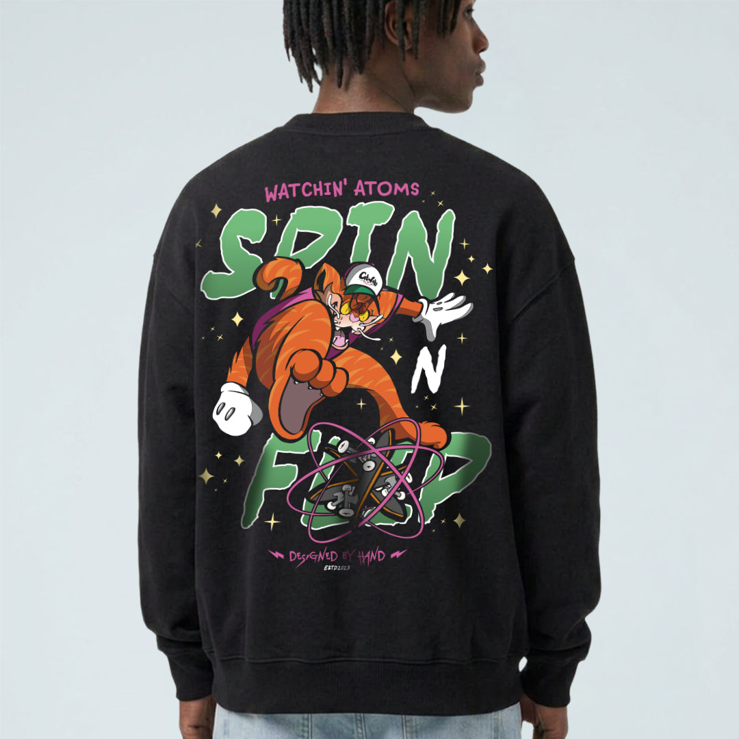Spin N Flip Crewneck