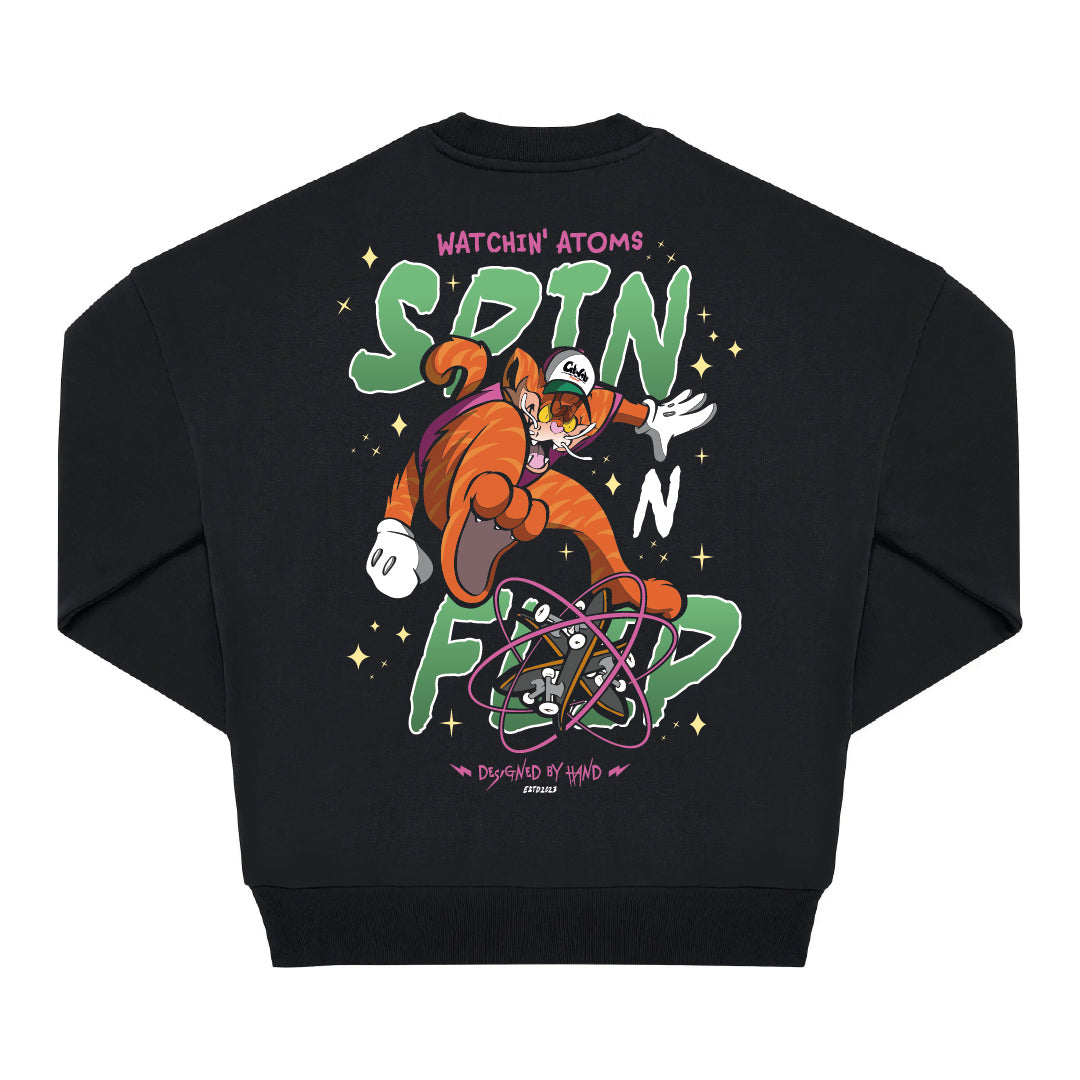 Spin N Flip Crewneck