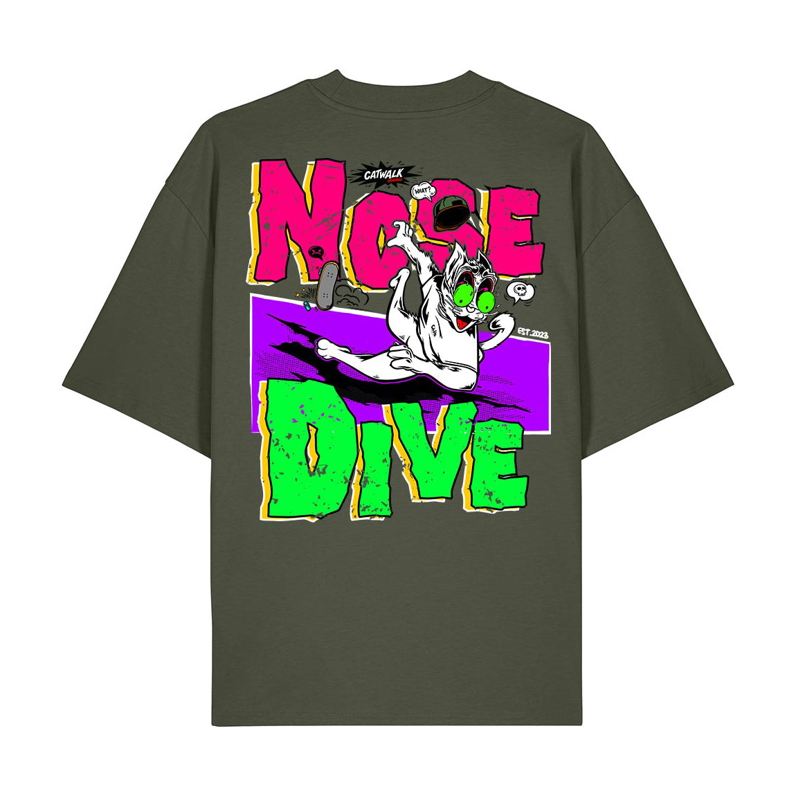 NoseDive Tee-Shirt - Kaki